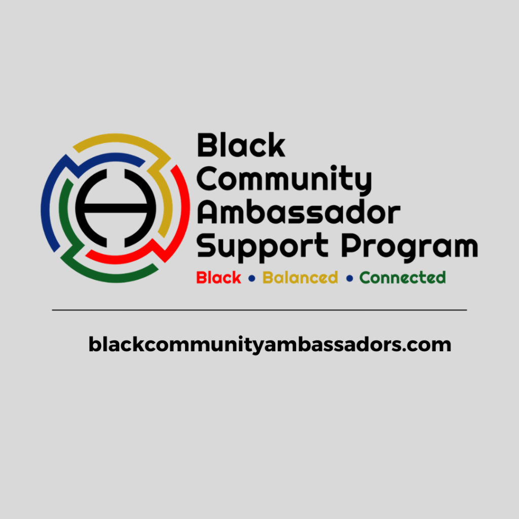 Black Community Ambassador Support Program Logo