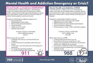 988 Suicide & Crisis Lifeline - ADAMH Board of Franklin County