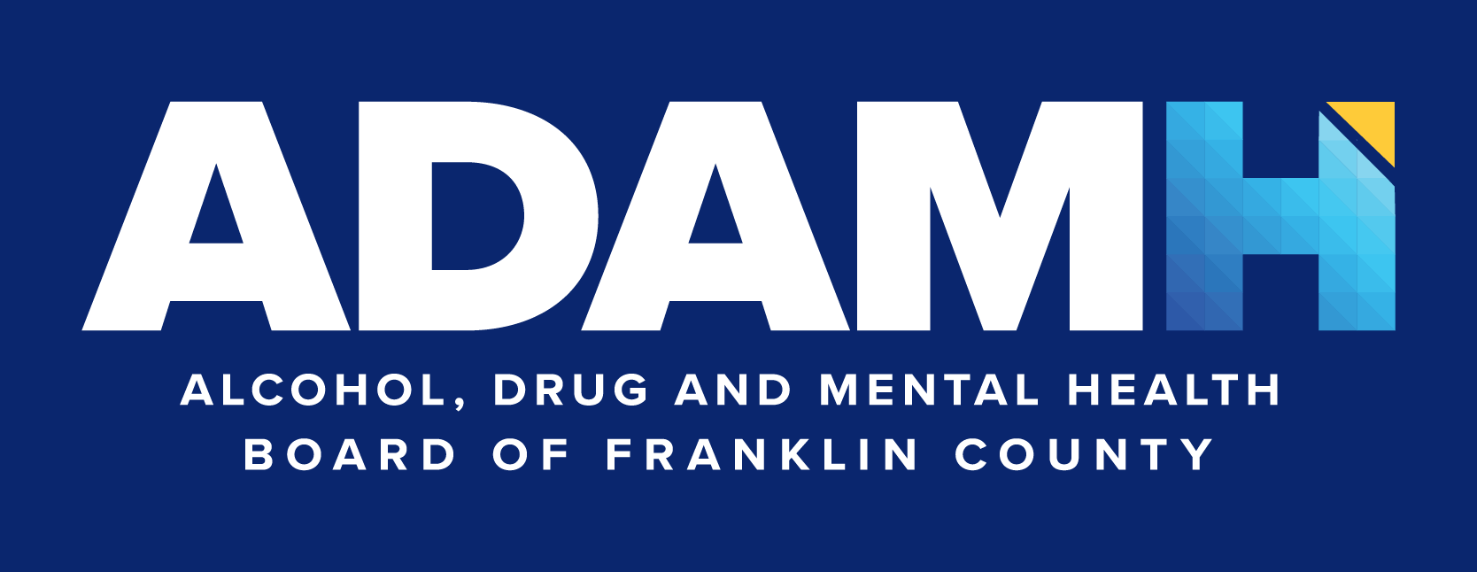 ADAMH Logo (White)
